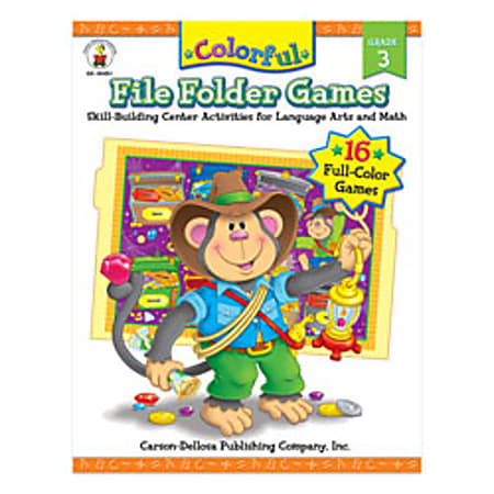 Carson-Dellosa Color File Folder Games Book — Grade 3