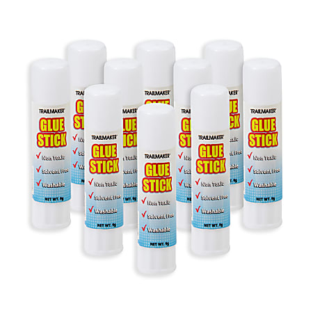 Trailmaker Glue Sticks, 9gm, Case Of 100 Glue Sticks
