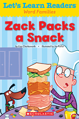 Scholastic Let's Learn Readers, Zack Packs A Snack