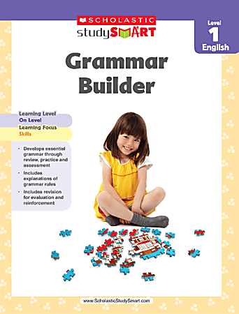 Scholastic Study Smart: Grammar Builder, Grade 1