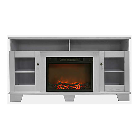 Cambridge Savona Fireplace Mantel with Electronic Fireplace Insert - Indoor - Freestanding