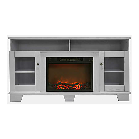 Cambridge Savona Fireplace Mantel with Electronic Fireplace Insert - Indoor - Freestanding