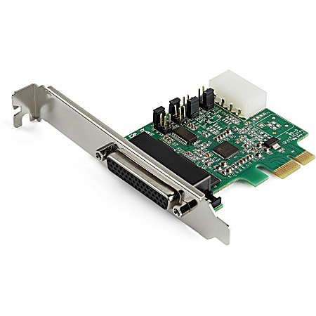StarTech.com 4 Port PCI Express RS232 Serial Adapter Card