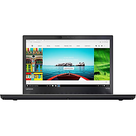 Lenovo® ThinkPad® T470p Laptop, 14" Screen, 7th Gen Intel® Core™ i7, 16GB Memory, 512GB Solid State Drive, Windows® 10 Professional