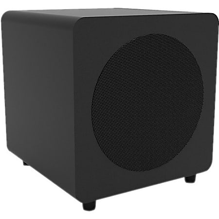 Kanto SUB8 Subwoofer System - 150 W RMS - Matte Black - Desktop - 35 Hz to 175 Hz