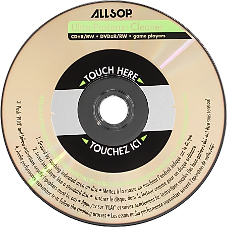 Allsop Ultra Pro Lens Cleaner for CD / DVD Players - (23321)