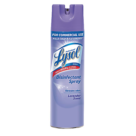 Lysol® Disinfectant Spray, Lavender Scent, 19 Oz Bottle