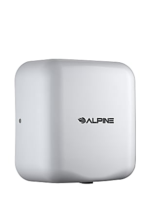 Alpine Hemlock Commercial Automatic High-Speed Electric Hand Dryer, White