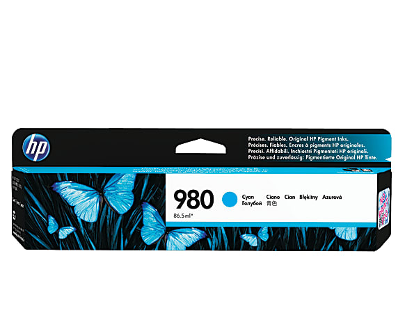 HP 980, (D8J07A) Cyan Original Ink Cartridge
