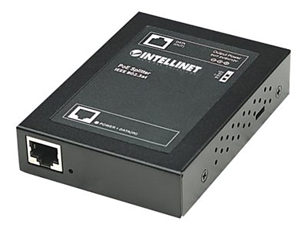 Intellinet Network Solutions PoE+ Splitter, 5, 7.5, 9 or 12 V DC output voltage - IEEE802.3at