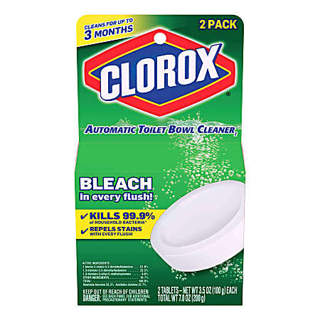 Clorox - Cleaner - tablet - 7.05 oz - white (pack of 2)