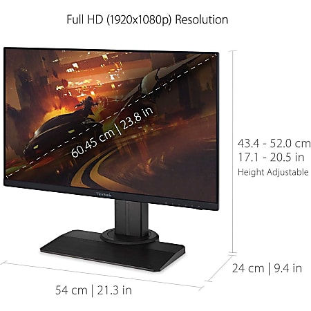 ViewSonic XG2431 23.8 Full HD LED LCD Gaming Monitor FreeSync