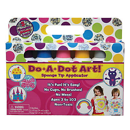 Do A Dot Art! Marker Tutti Frutti Shimmer Markers, 5-Pack, The Original Dot  Marker - Imagination Toys