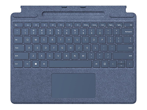 Microsoft Surface Pro Signature Keyboard - Keyboard - with touchpad, accelerometer, Surface Slim Pen 2 storage and charging tray - 8X800095