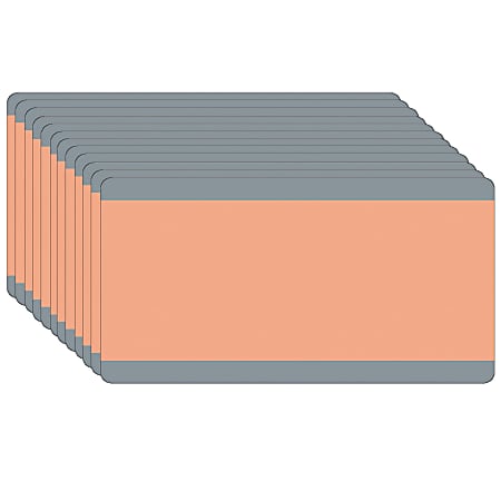 Ashley Productions Big Reading Guides, 3-3/4" x 7-1/4", Peach, Pack Of 12 Guides