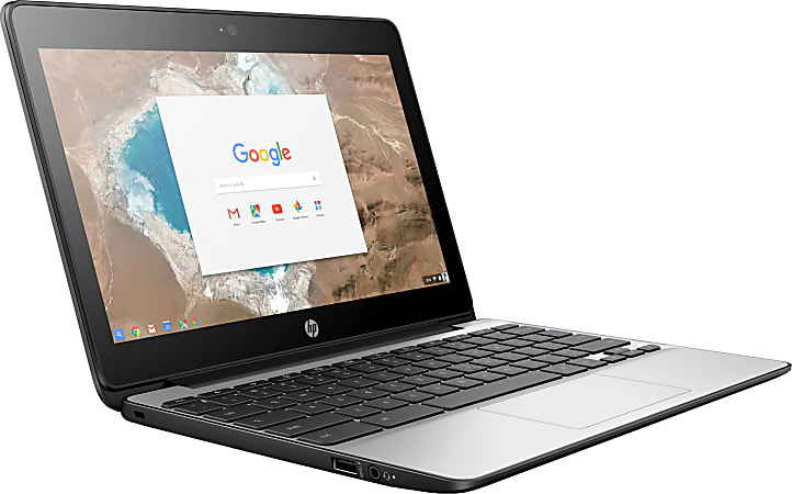 HP ChromeBook 11 G5 Refurbished Laptop, 11.6" Screen, Intel® Celeron N3050, 4GB Memory, 16GB Flash Memory, ChromeOS