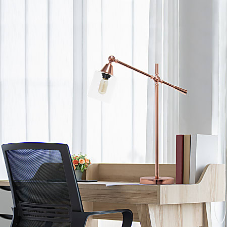 Gold adjustable desk lamp on sale