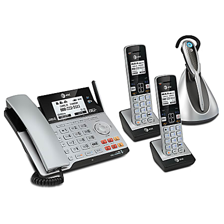 AT&T TL86103 DECT 6.0 Expandable 2-Line Phone Bundle