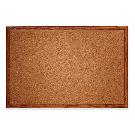 Mini Cork Board On Wooden Table Stock Photo 661050433