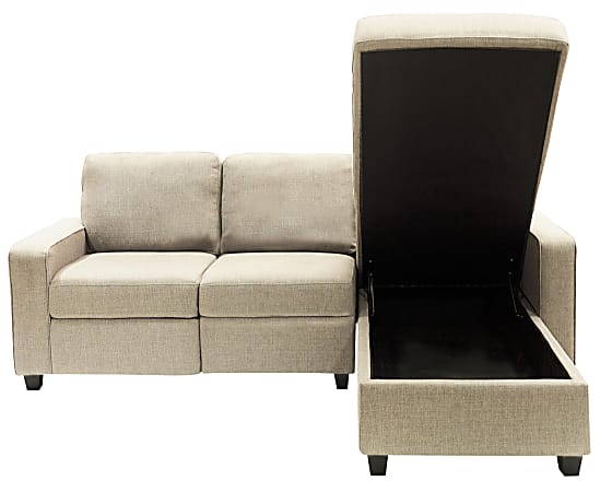 Serta Palisades Reclining Sectional With Storage Chaise Right