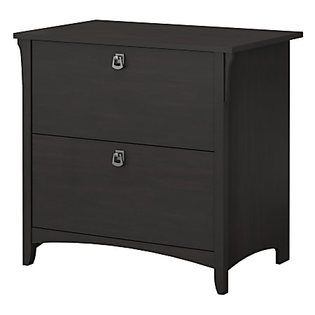 Bush Business Furniture Salinas 31-3/4"W x 20"D Lateral 2-Drawer File Cabinet, Vintage Black, Standard Delivery