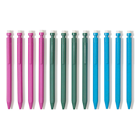 U Brands U Eco Speckled Hex Mechanical Pencils 0.7mm Assorted Colors  Graphite Pack Of 12 - Office Depot