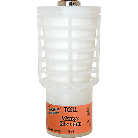 Rubbermaid Commercial T-Cell Odor Control Refill - Gel - 6000 ft³ - Mango Blossom - 60 Day - 1 / Each