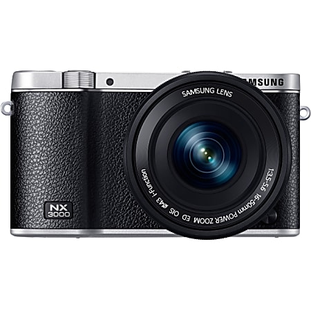 Samsung NX3000 20.3 Megapixel Mirrorless Camera with Lens - 16 mm - 50 mm - Black
