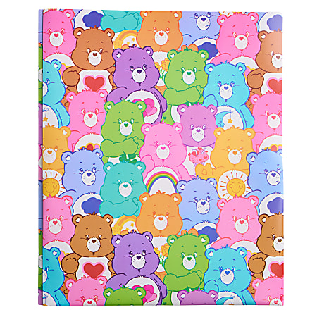 Innovative Designs Licensed Poly Folder, 3 Prongs, 2-Pockets, 11.62" x 9.5", Care Bears, Quantity 1