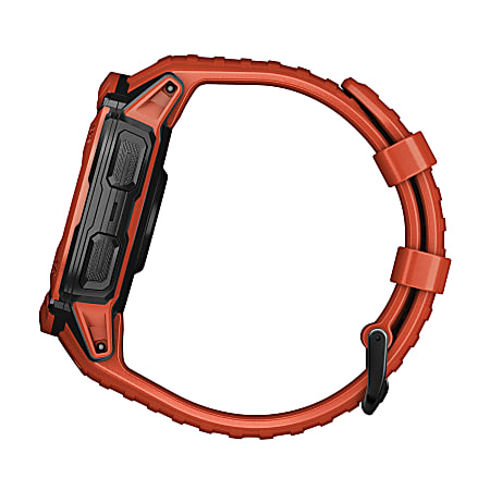 Garmin Instinct 2X Solar Smart Watch Flame Red Office Depot