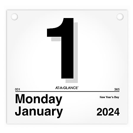 2024 AT-A-GLANCE® &quot;Today Is&quot; Daily Wall Calendar