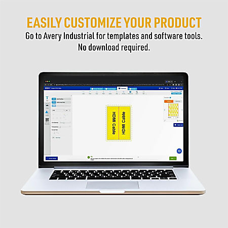 Avery Cable Labels, P-Style, 1.02