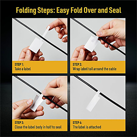 Avery Cable Labels, P-Style, 1.02