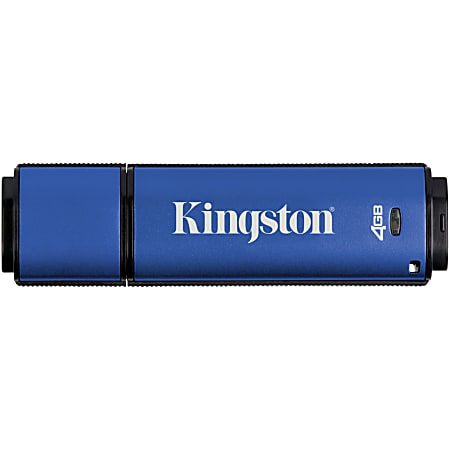 Kingston DataTraveler Vault Privacy Anti-Virus USB 3.0 Flash Drive, 4GB