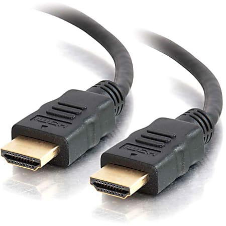 C2G 1m (3ft) 4K HDMI Cable with Ethernet - High Speed - UltraHD - M/M - HDMI for Audio/Video Device - 3.28 ft - 1 x HDMI Male Digital Audio/Video - 1 x HDMI Male Digital Audio/Video - Black