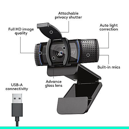 logicool C920s⭐️Pro HD Webcam Amazon.com: Logitech C920S PRO HD WEBCAM (Renewed) : Electronics