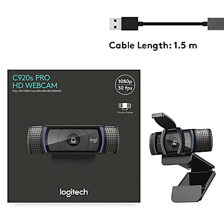 Logitech 4K Pro Webcam Black - Office Depot