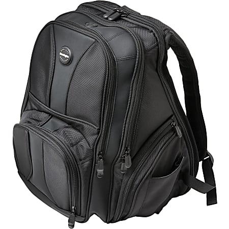 Kensington® Contour Carrying Case Backpack With 15.6" Laptop Pocket, Black