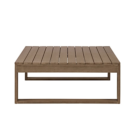 Linon Boleyn Wood Outdoor Furniture Coffee Table, 15"H