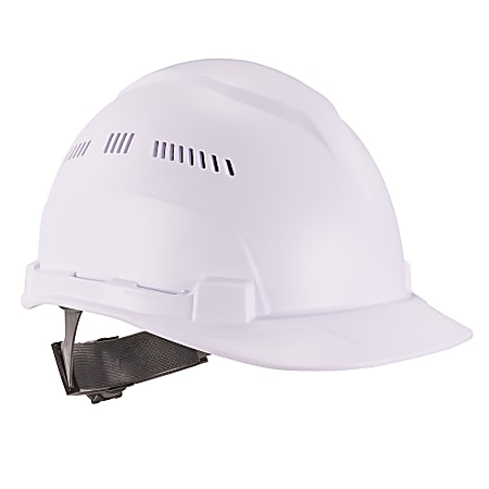 Ergodyne Skullerz 8966 Lightweight Cap Style Vented Hard Hat White ...