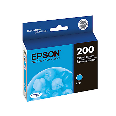 Epson® 200 DuraBrite® Ultra Cyan Ink Cartridge, T200220
