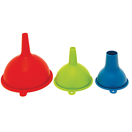 Gourmet by Starfrit® 3-Piece Silicone Funnel Set