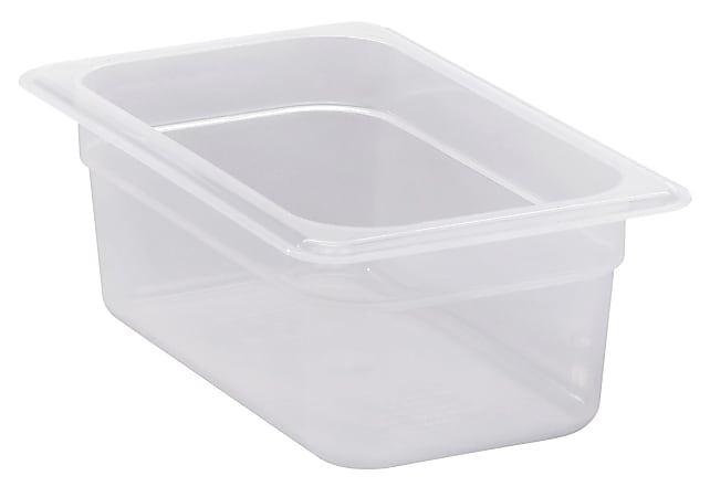 Cambro Translucent GN 1/4 Food Pans, 4"H x