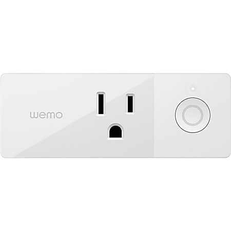 Belkin® Wemo® Mini Smart Plug, White, F7C063