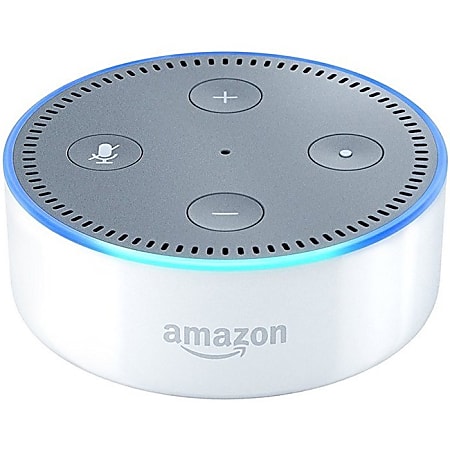 Amazon Echo Dot Smart Speaker with Alexa, 2nd Generation, White