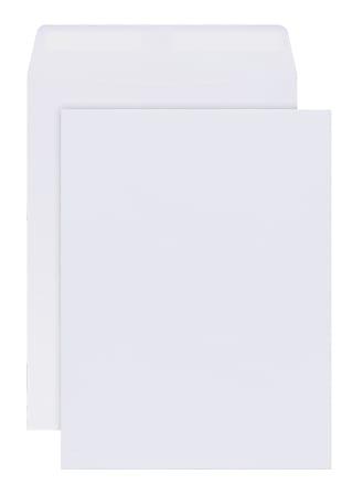 Office Depot® Brand  9" x 12" Catalog Envelopes, Gummed Seal, White, Box Of 100