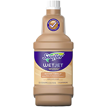 Swiffer® WetJet® Multipurpose Wood Floor Cleaner Solution Refill, 42.3 Oz Bottle