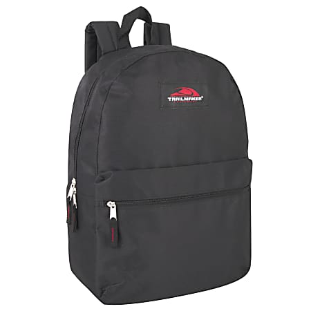 Trailmaker Classic Backpacks, Black, Set Of 24 Backpacks