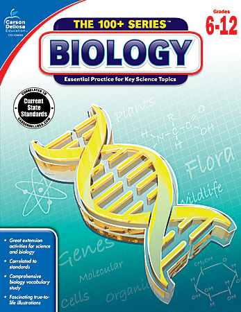 Carson-Dellosa Biology Workbook, Grades 6-12