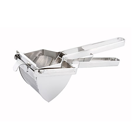 Winco Stainless-Steel Potato Ricer, Silver